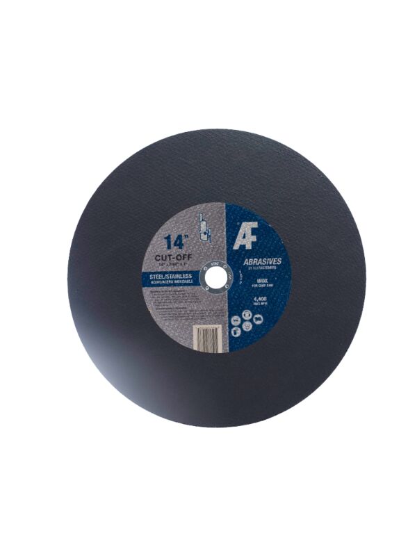 14 x 1/8 x 20mm Cut Off Wheel Aluminum Oxide for Hand Held Gas Saw for Metal - 25/Box