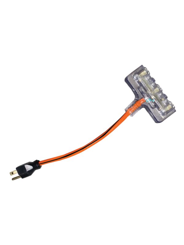 14/3 x 2ft 3-Outlet Power Block Adapter (04-00088)