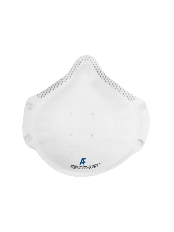 AF N95 Disposable Respirator Dust Mask / No Staples (20 Pc Box) - 8Bx/Ctn - 336Bx/Pallet (Price Per Box of 20)