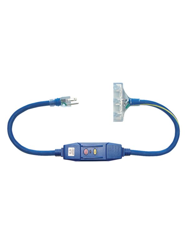 3ft x 12/3 Extension Cord In-Line GFCI 20AMP with Lighted Power Block (04-00102) 6/Box