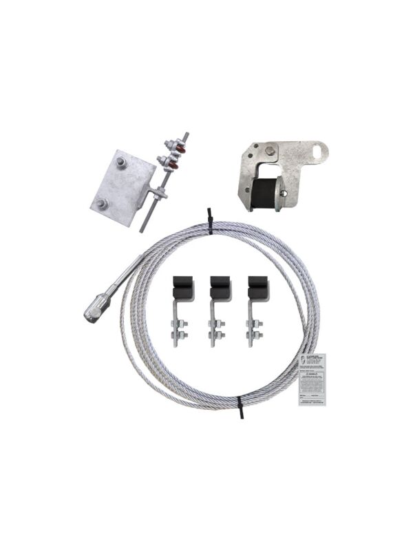180ft Pole Mount Phoenix Climb System HDG with Galvanized Cable