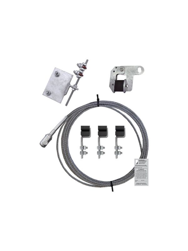 130ft Phoenix Pole Mount Safety Climb System HDG with Stainless Steel Cable