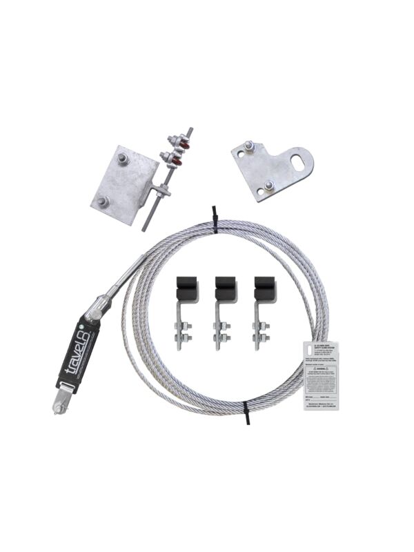 270ft Pole Mount Safety Climb System HDG with Galvanized Cable