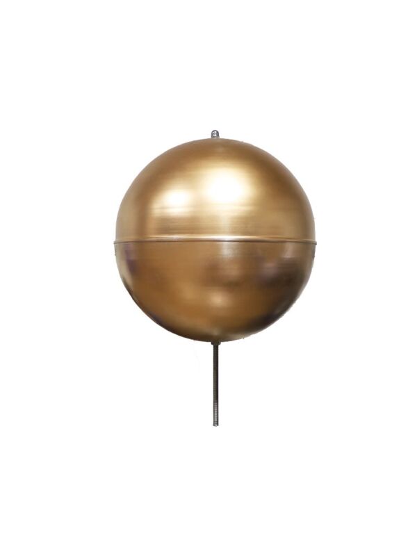 24in Flag Pole Ball, Gold For Concealment - Flag Poles