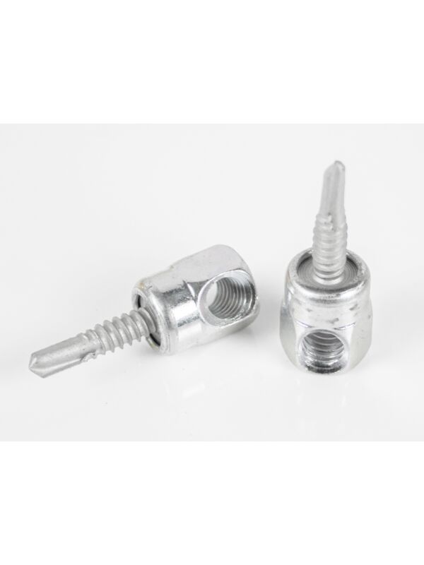 1/4 x 2 Sammy Screw Side Mount - Steel for 3/8 Rod 25/Box - 125/Case