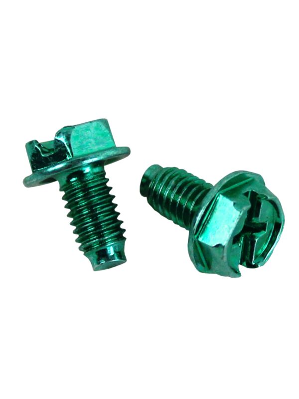 Hex Washer Phillips Head Ground Screw Zinc Green