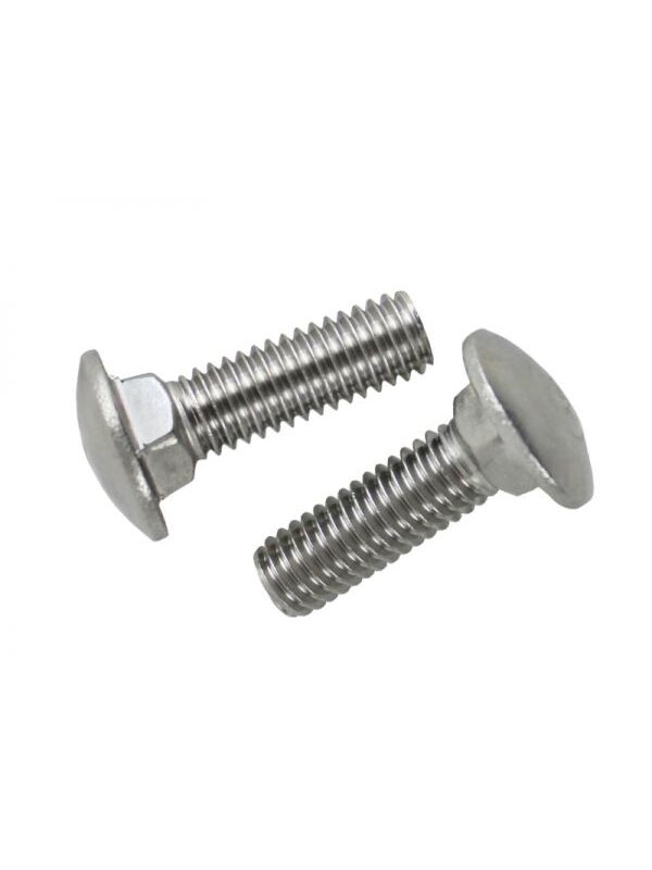 1/4-20 x 1 Carriage Bolt Gr 18.8 Stainless Steel 100/Box