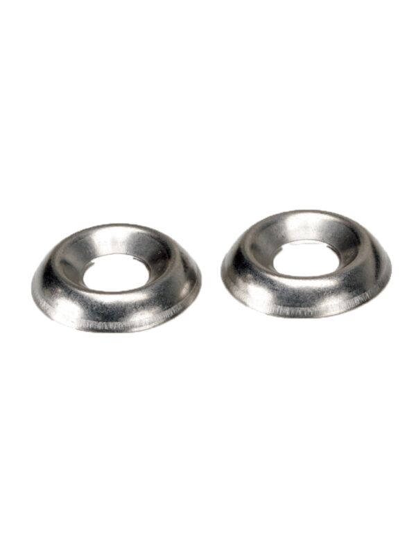 No 8 Cup Countersink Finishing Washer Nickel 100/Box