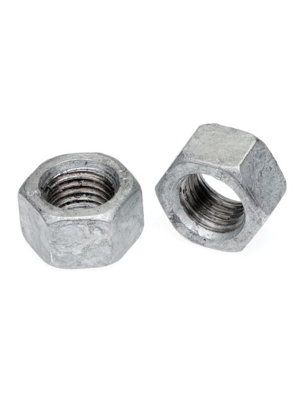 5/8-11 Finish Hex Nut Grade 2 Galvanized 50/Box