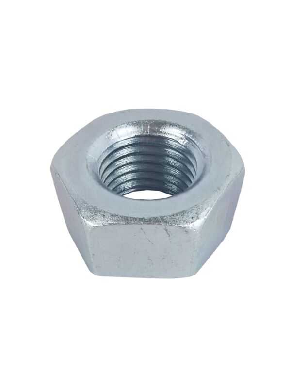 1/2-13 Heavy Hex Nut A563 Grade A Zinc 100/Box - 800/Ctn