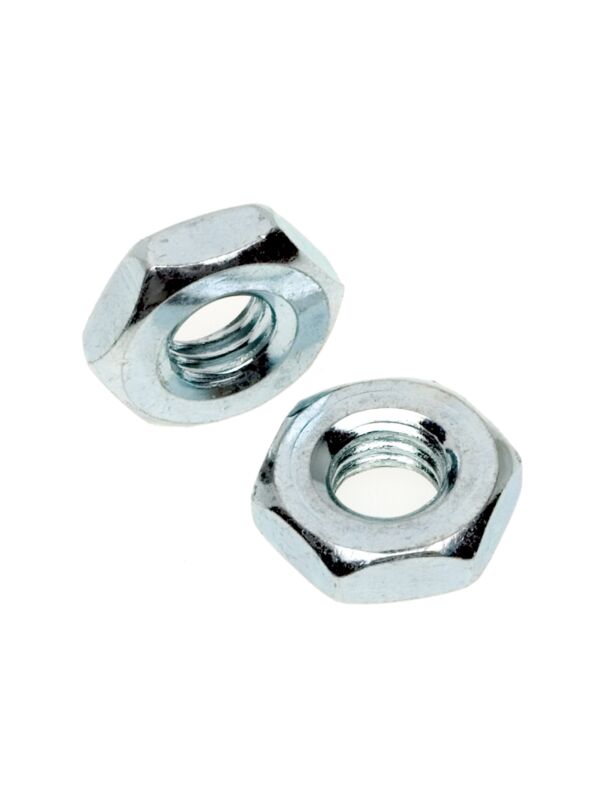 6-32 Machine Screw Hex Nut Zinc 100/Box