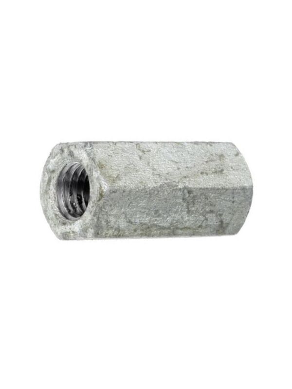 1/2-13 x 1-3/4 Rod Coupling Nut A563 Grade A Galvanized