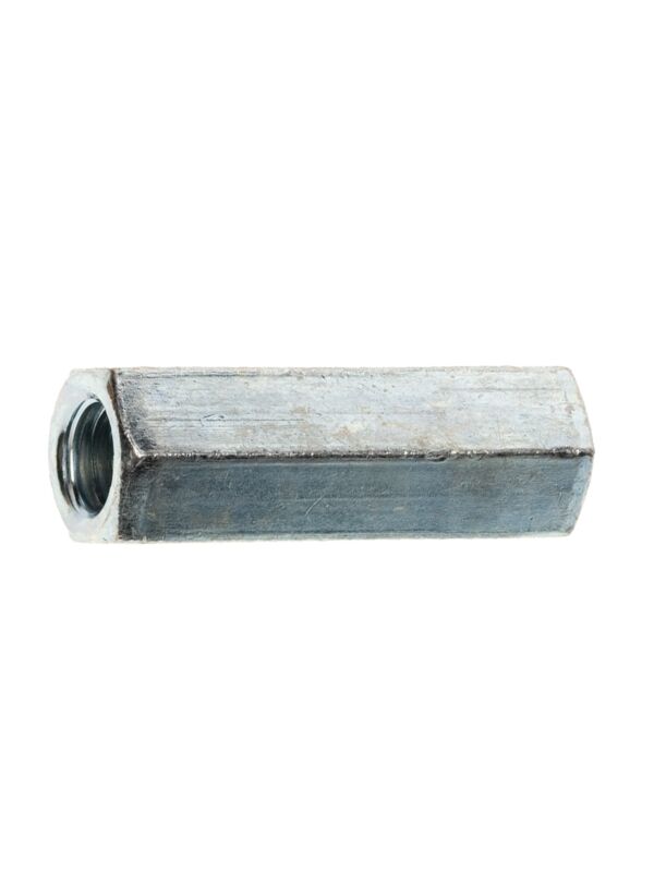 3/8-16 x 1/4-20 Reducer Rod Coupling Nut Zinc 100/Box