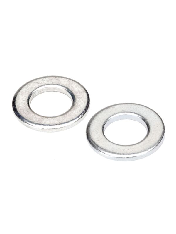No 6 SAE Flat Washer Zinc 100/Box - 5000/Ctn