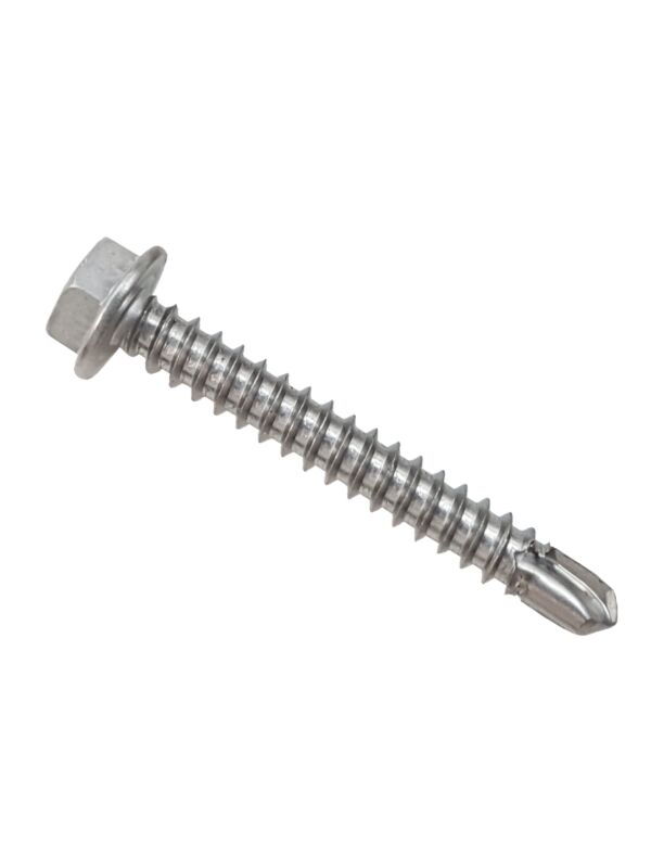 410 SS Inox Hex Washer Wafer Truss Head Tek Roofing Self Drilling Screw Stainless Steel , China - View #4