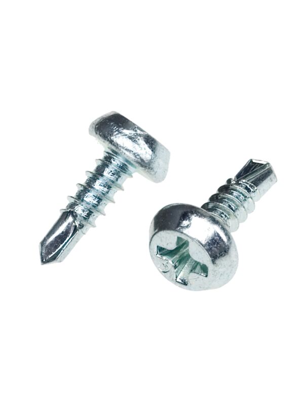 7 x 7/16 Pan Phillips Head Framing Screw Drill Pt Zinc 15,000/Ctn
