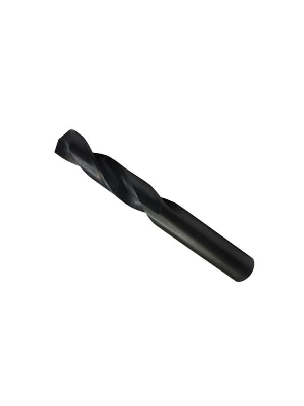 1/2 HSS Stub Length Drill Bit Fractional Black Oxide 135 Split Point 5/Pack