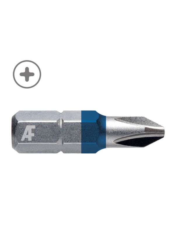 AF #3 x 1 Phillips Insert Bit Magnetic, Enduro Impact Rated, 1/4 Hex Shank 25/Pack