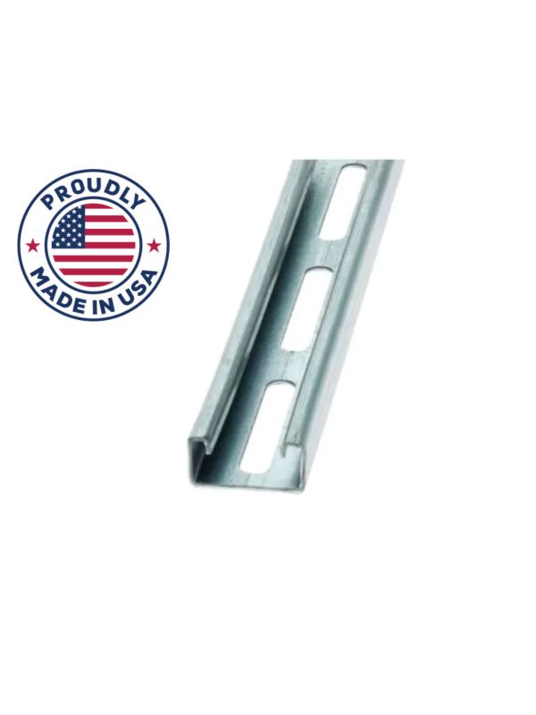 13/16 x 10ft Strut Channel Pre-Galvanized 14ga Long 3