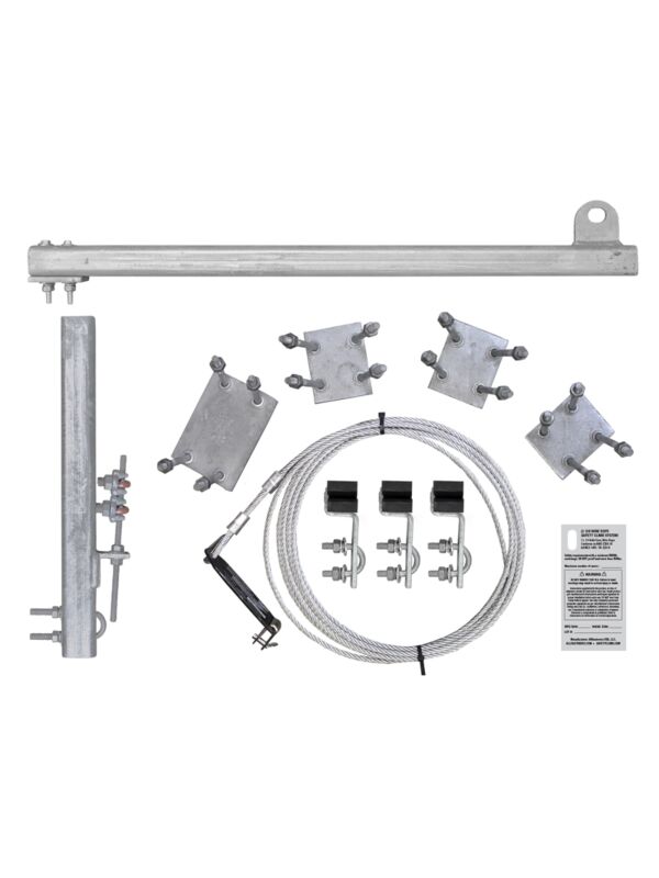 340ft Ladder Mount Safety Climb System HDG with Stainless Cable