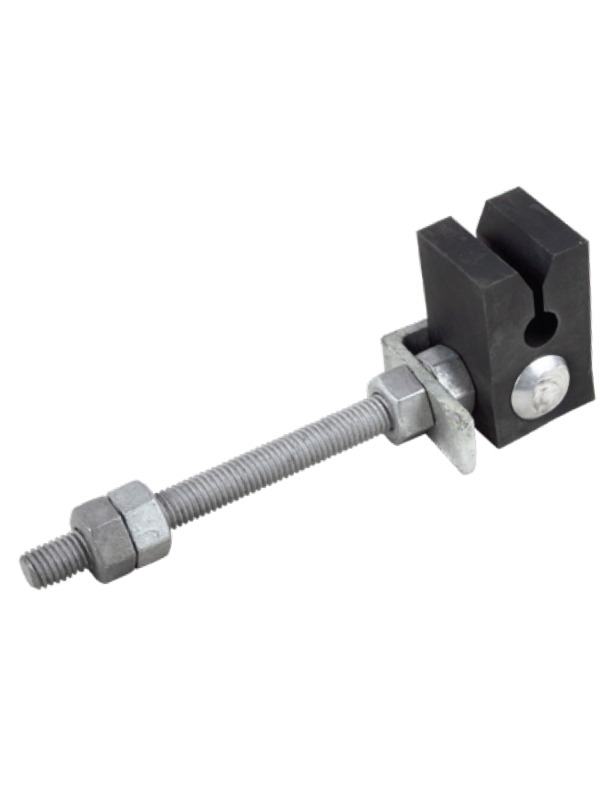 Safety Climb Cable Guide Galvanized for 1/2 Threaded Rod ASSEMBLED