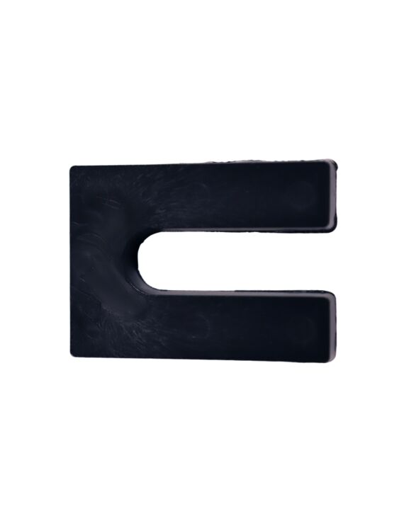1/2 x 3 x 4 Horseshoe Shim Solid Black Box of 150