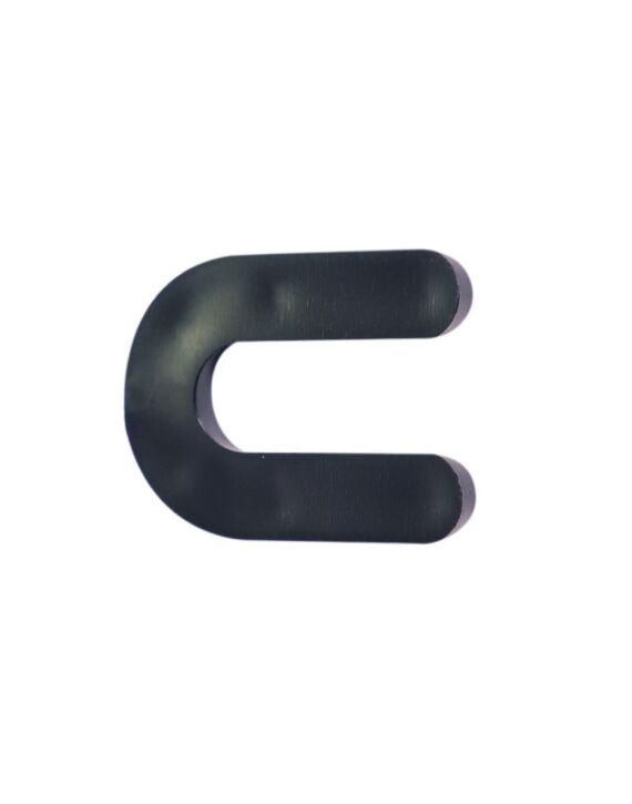3/8 x 1-1/2 x 2 Horseshoe Shim Solid Black Box of 300 DL13