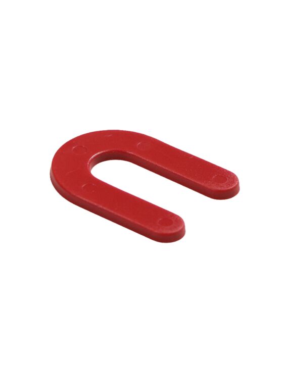 1/8 x 1-1/2 x 2 Horseshoe Shim Red Box of 1000 DL18