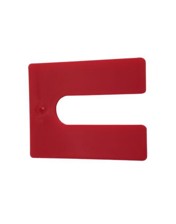 1/8 x 3 x 4 Horseshoe Shim Red Box of 500