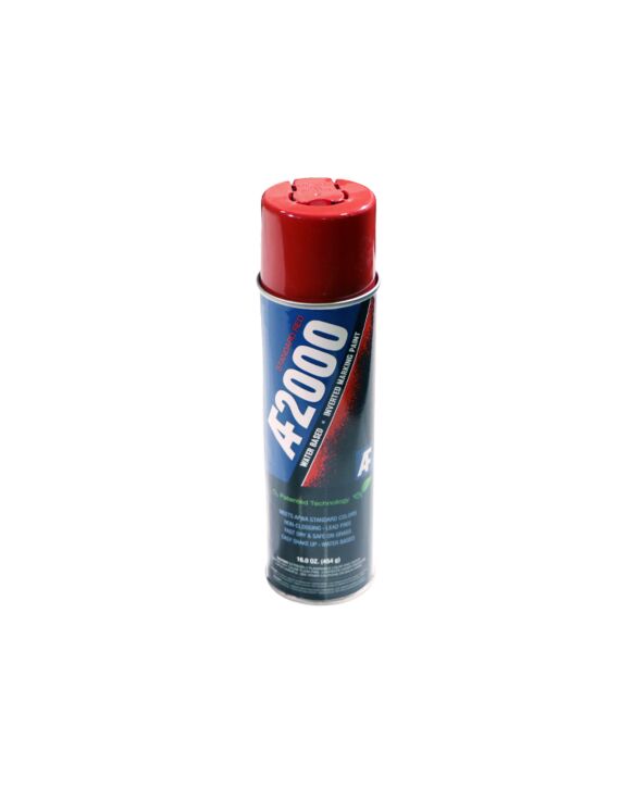 S03911 Standard APWA Red (Water-Based) Inverted Marking Paint 15oz Can - 12/Case