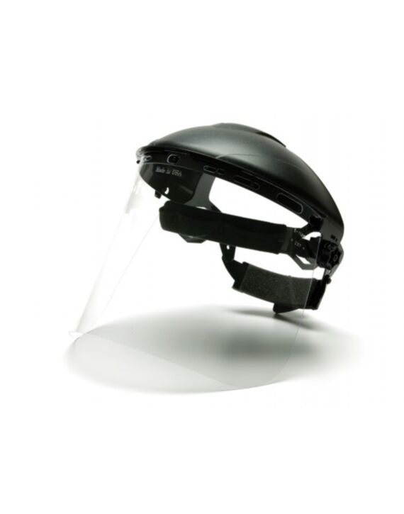 S1020 8 x 15 Clear Polycarbonate Face Shield - use with 13HGBR Headgear