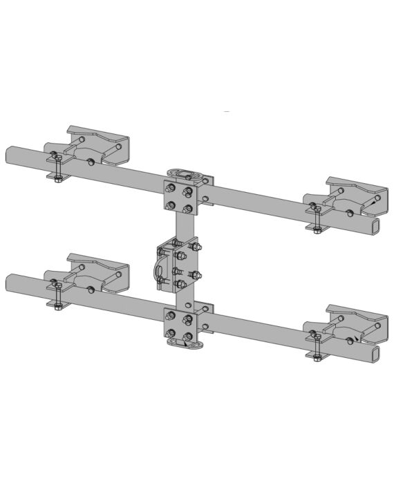 Face Mount Head Bracket Assembly - Round Leg