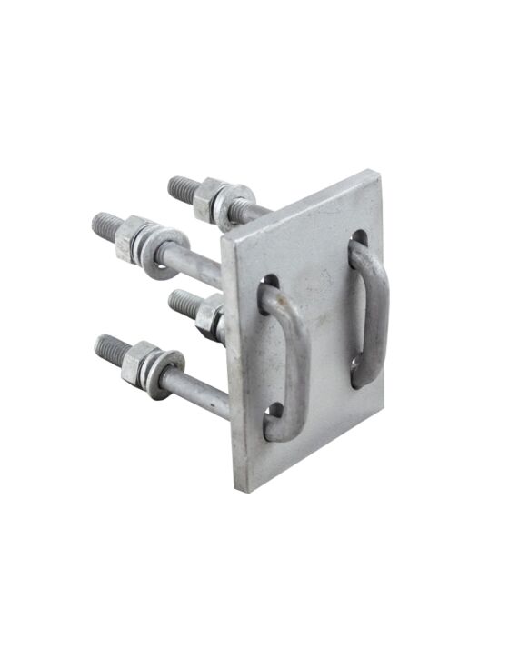 Ladder Mount Head Bracket Backing Plate Galvanized ASSEMBLED WITH HARDWARE