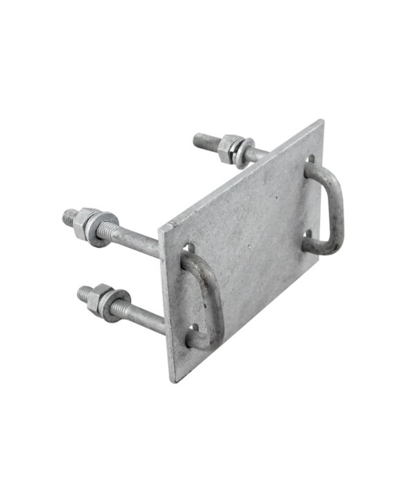 Ladder Mount Head Bracket Backing Plate Extended Galvanized ASSEMBLED WITH HARDWARE