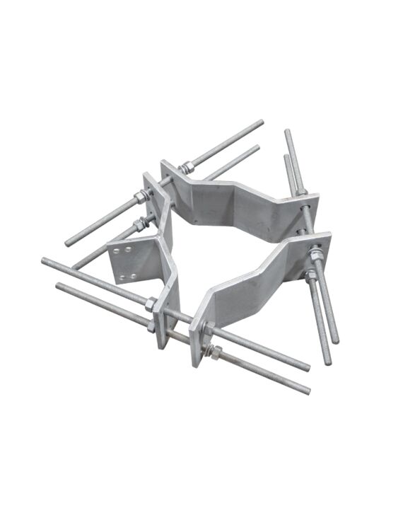12" - 20" Head Clamp Bracket Galvanized Assembled