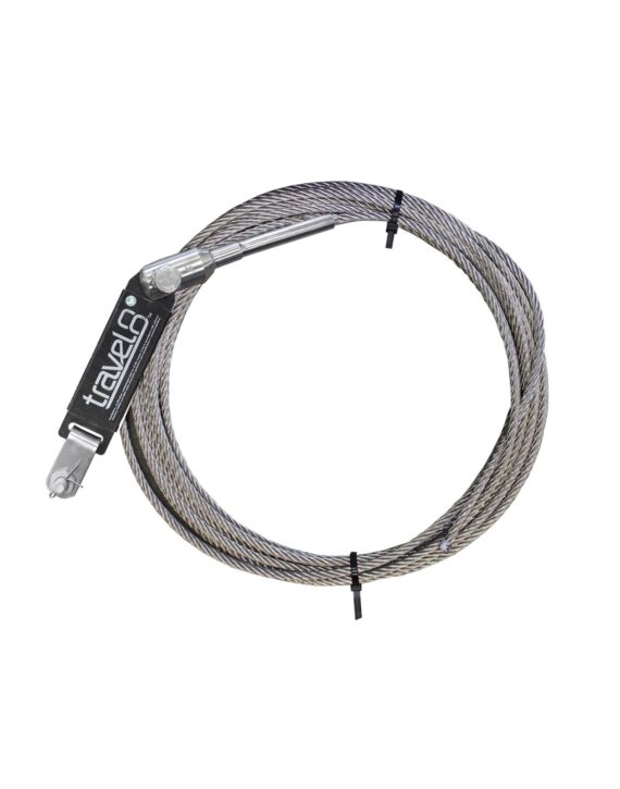 3/8 x 150ft Stainless Steel Safety Climb Cable Assembly with Hardware