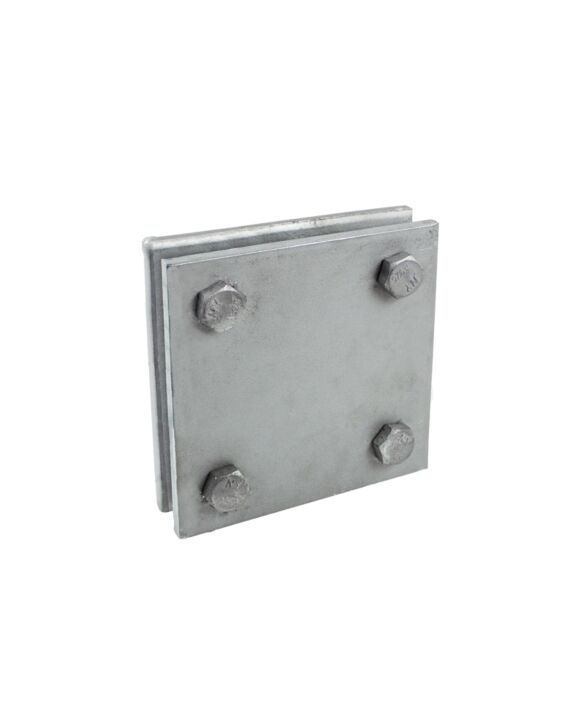 3/8 x 6 Head Extension Plate Galv Assembled
