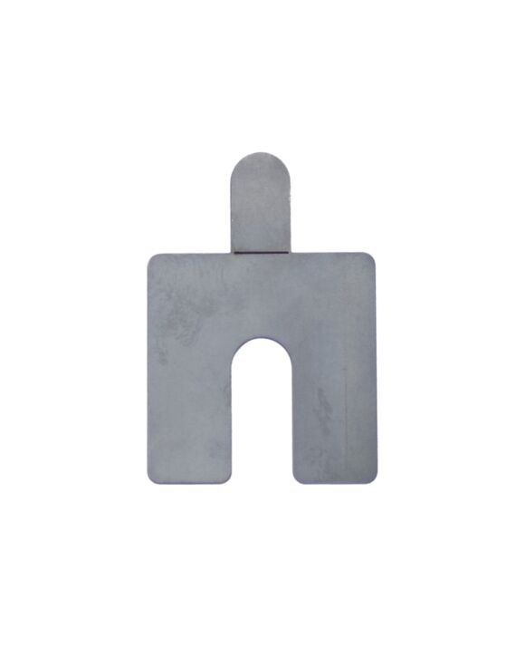 1/16 x 4-1/2 x 4-1/2 Slotted Shim Plate Galvanized for Blind Bolt