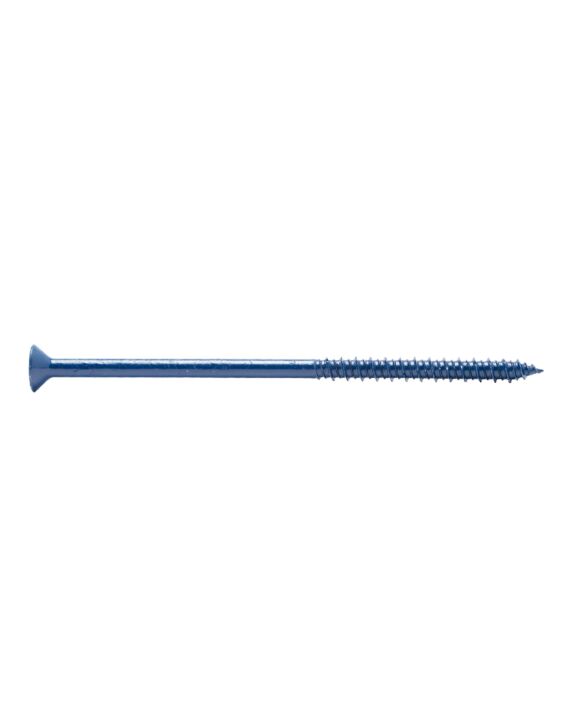 1/4 x 6 Flat Phillips Head Concrete Screw Blue 100/Box