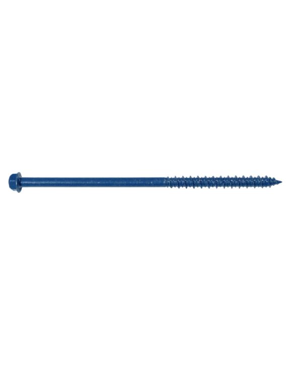 1/4 x 5 Hex Washer Head Concrete Screw Blue 100/Box