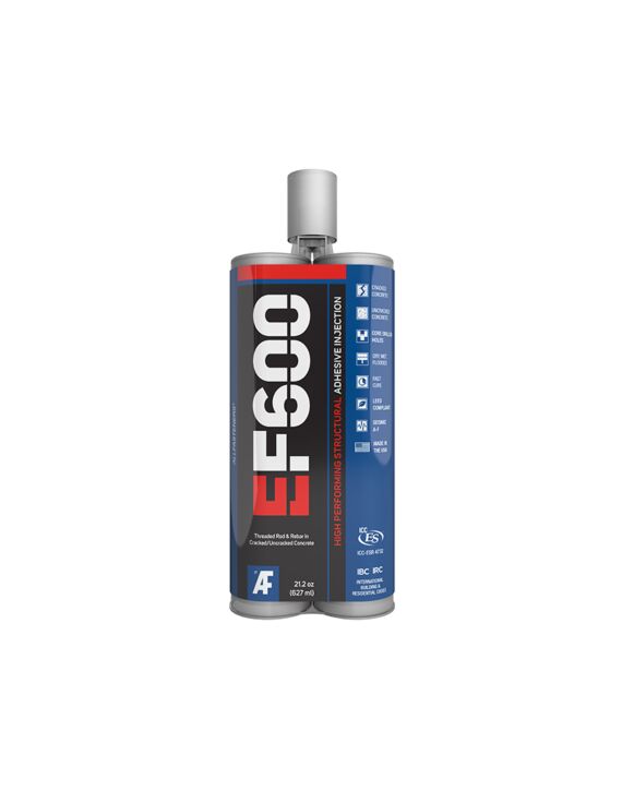 EF600 High Performance Structural Pure Epoxy 22oz (627mL) w/ Mixing Nozzle