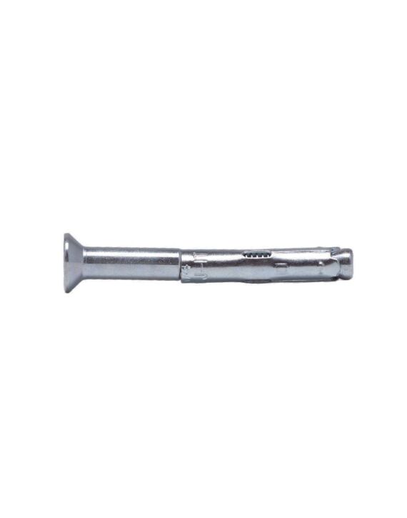 1/4 x 3 Flat Phillips Head Sleeve Anchor Zinc 100/Box