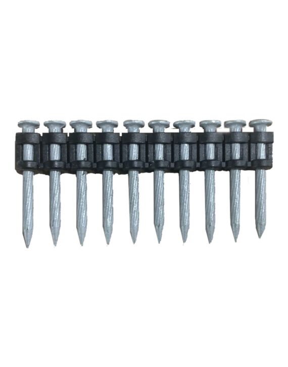 1-1/4 x .109 Spiral Shank Ballistic Point Hardened Pins Mechanical Galvanized Box of 1000 - 5 Boxes/Ctn - 200 Boxes/Pallet - For High Strength Concrete & Steel