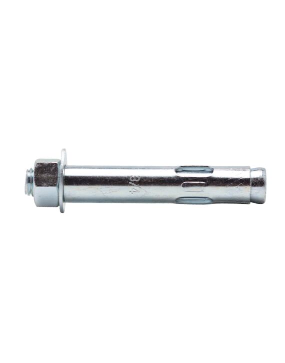 3/4 x 4-1/4 Hex Sleeve Anchor Zinc 5/Box - 25/Ctn