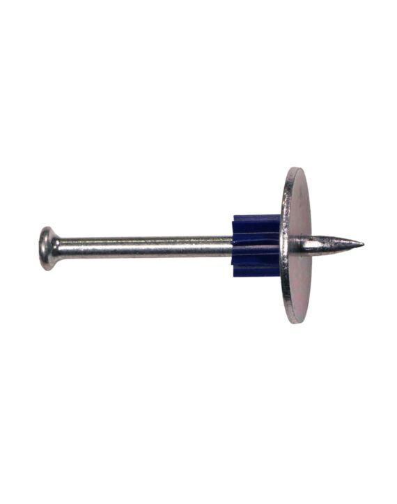 2" .300 Head Powder Actuated Drive Pins 1in Washer 100/Box - 1000/Ctn