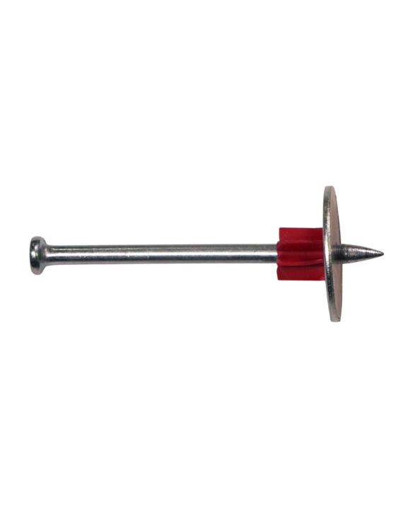 2-1/2 .300 Head Powder Actuated Drive Pins 1in Washer 100/Box - 1000/Ctn