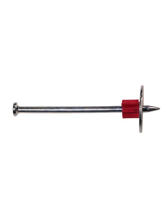 3in .300 Head Powder Actuated Drive Pins 1in Washer 100/Box - 1000/Ctn
