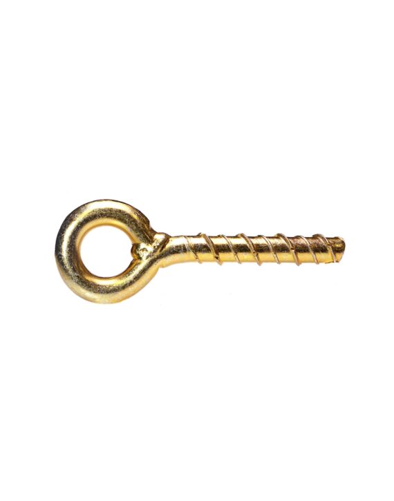 1/2 x 3 (M12 x 75mm) Concrete Screw Anchor Eye-Bolt Zinc Yellow 30/Bx - 120/Ctn (1SAEY12075)