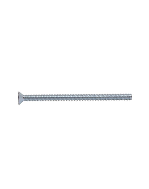 8-32 x 3 Flat Phillips Head Machine Screw Zinc 100/Box
