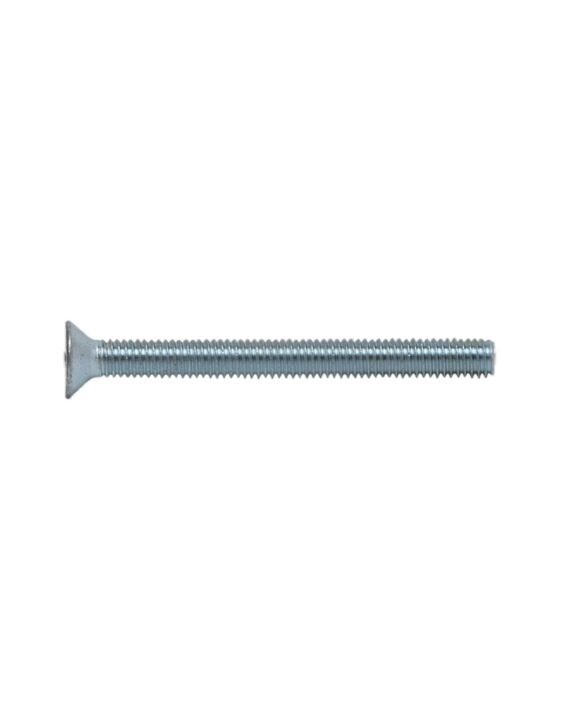 6-32 x 2-1/2 Flat Phillips Head Machine Screw Zinc 100/Box - 2500/Ctn